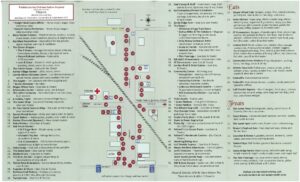 Ashley Country Christmas map and attractions list.